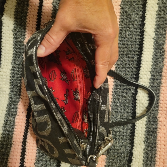 Harley-Davidson Black and Silver Women's Bag - Picture 4 of 11